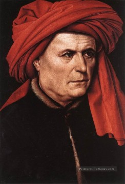Portrait d’un homme 1400 Robert Campin Peinture à l'huile